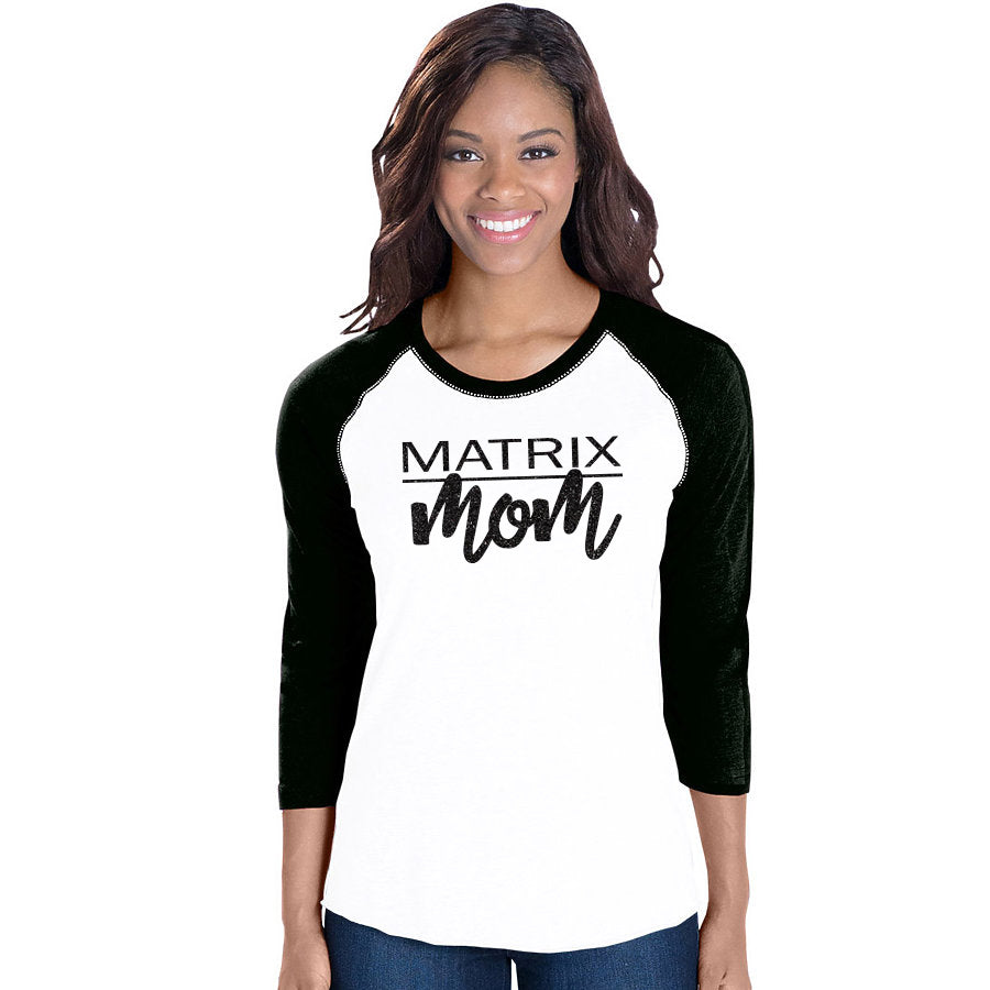 Matrix Mom Baseball Tee