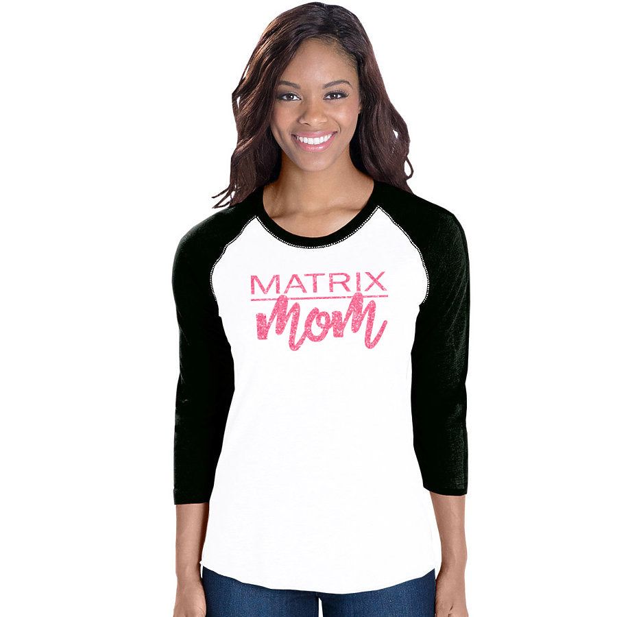 Matrix Mom Baseball Tee