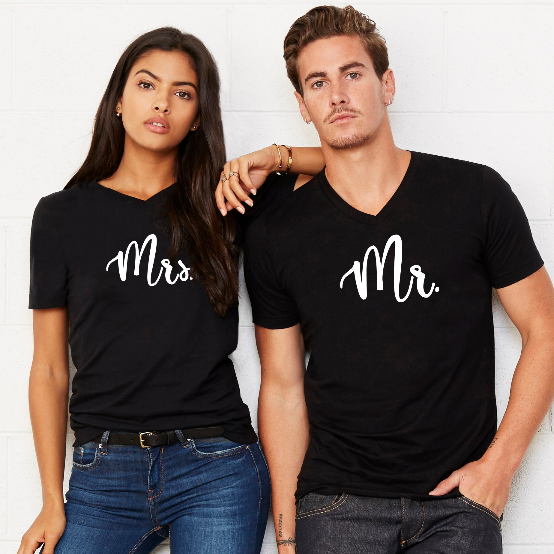 Mrs Unisex V-Neck Tee