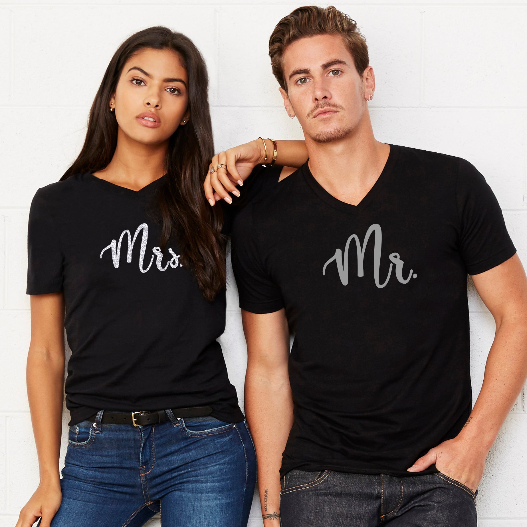 Mrs Unisex V-Neck Tee