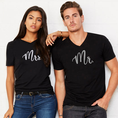 Mrs Unisex V-Neck Tee