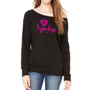 Synchro Skater Slouchy Sweatshirt (Heart)