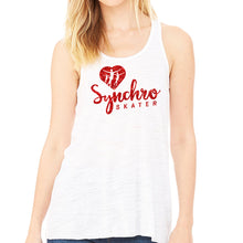 Load image into Gallery viewer, Synchronized Skater Racerback Tank (Heart)