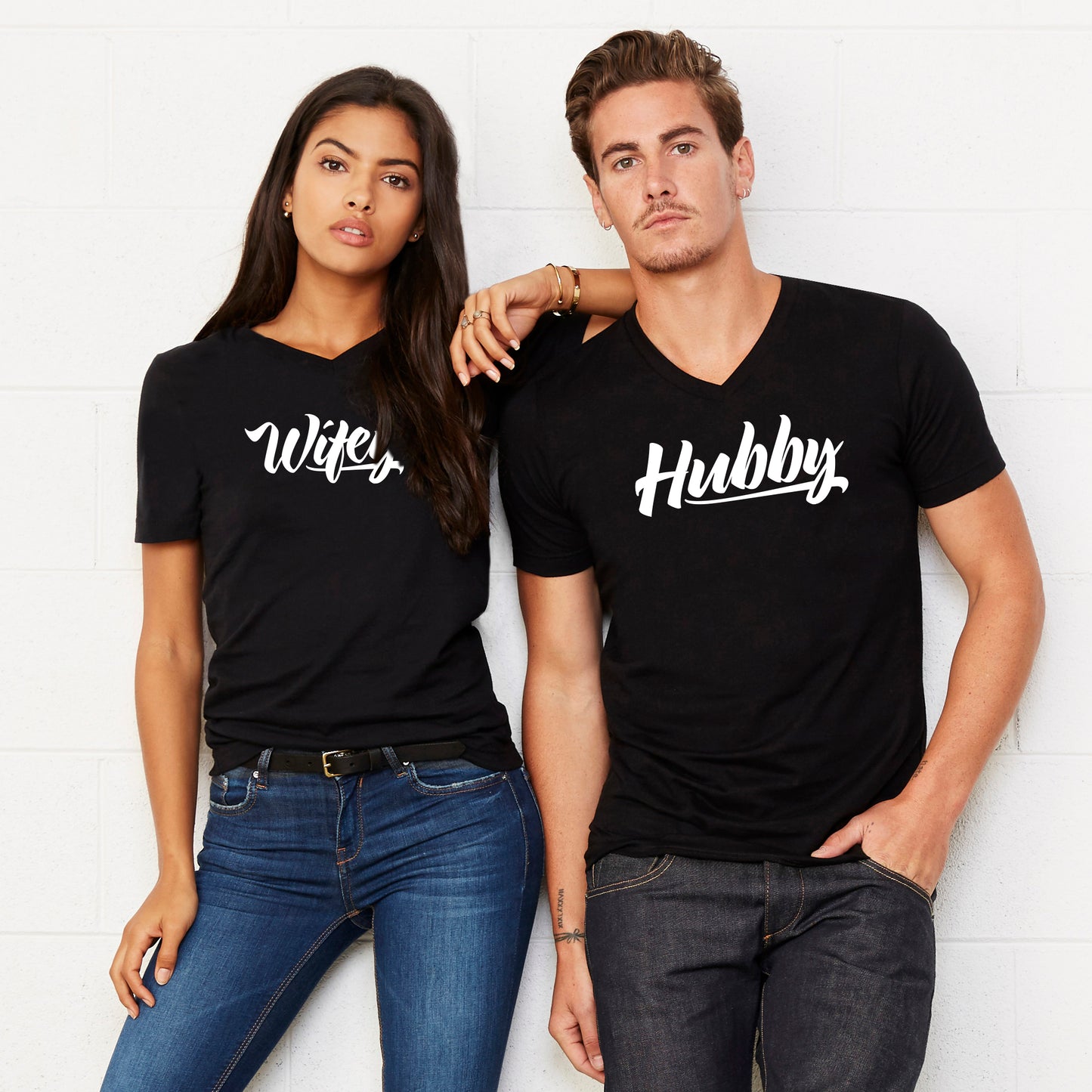 Hubby Unisex V-Neck Tee