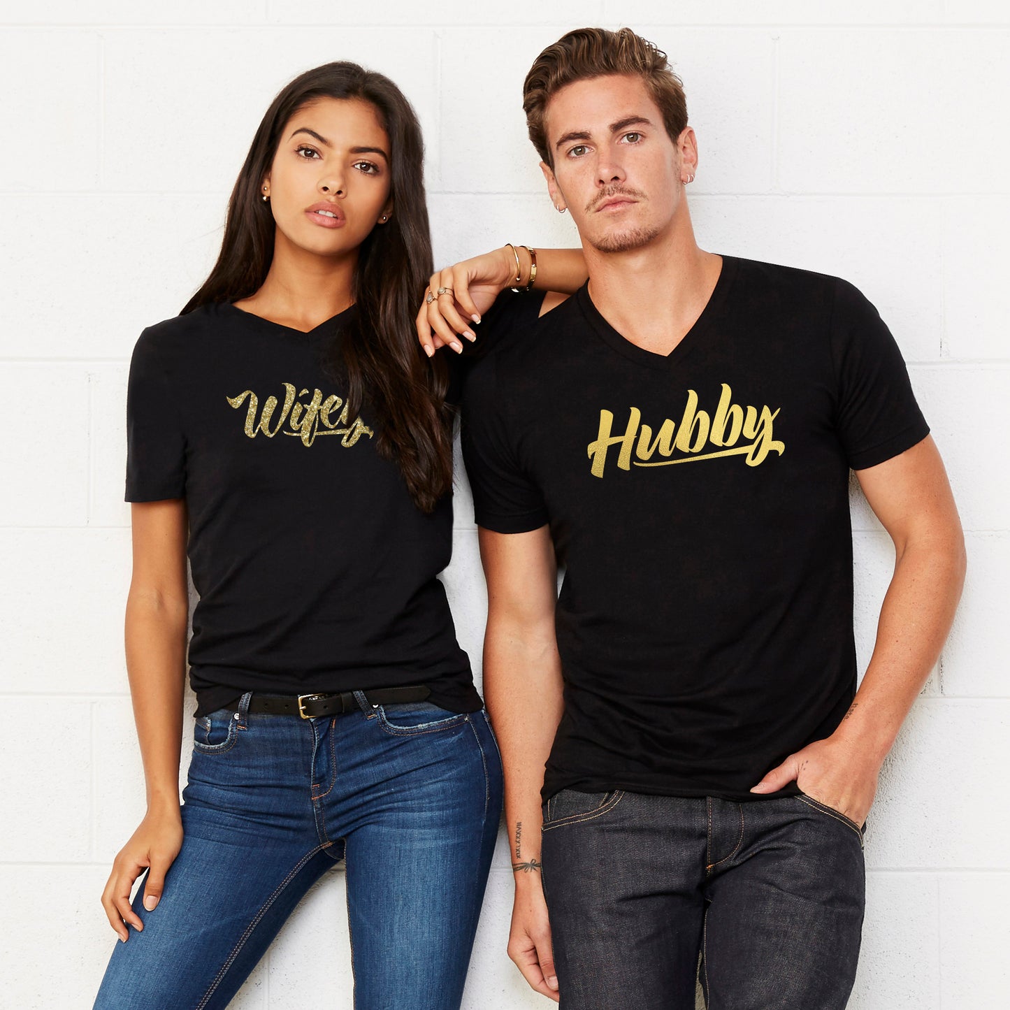 Hubby Unisex V-Neck Tee