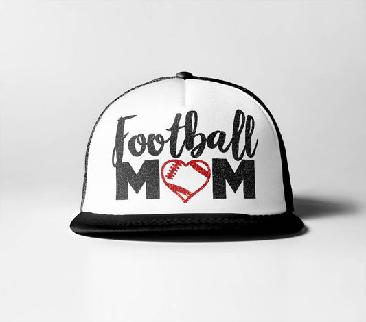 Football Mom (Heart)