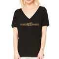 Cancer Kid Famous Slouchy V Neck Tee