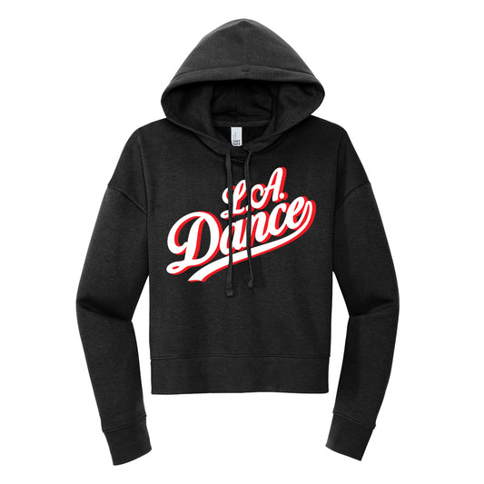 Retro LA Dance Cropped Hoodie