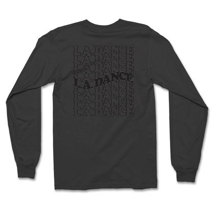 LA Dance Puff Print Long Sleeve Tee (double-sided)