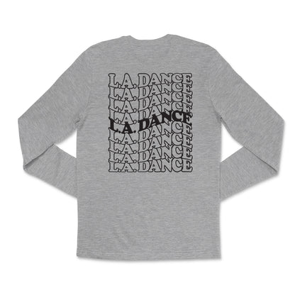 LA Dance Puff Print Long Sleeve Tee (double-sided)