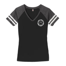 Load image into Gallery viewer, Anti Social Dance Mom Game Day V- Neck Tee