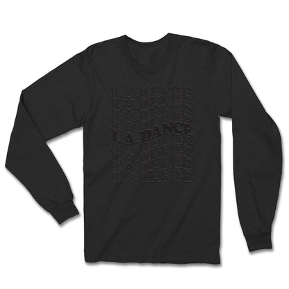 LA Dance Puff Print Long Sleeve Tee (Front Only)