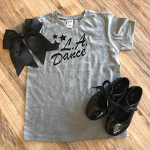 Load image into Gallery viewer, LA Dance Youth unisex tee. This super soft tee is the perfect tee to show off your LA Dance support!