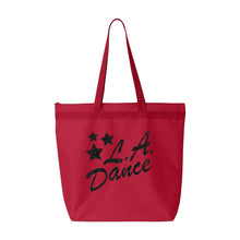 Load image into Gallery viewer, LA Dance Arizona dance gear. Large Zip bag that can be customize to show your support of your favorite dance studio.