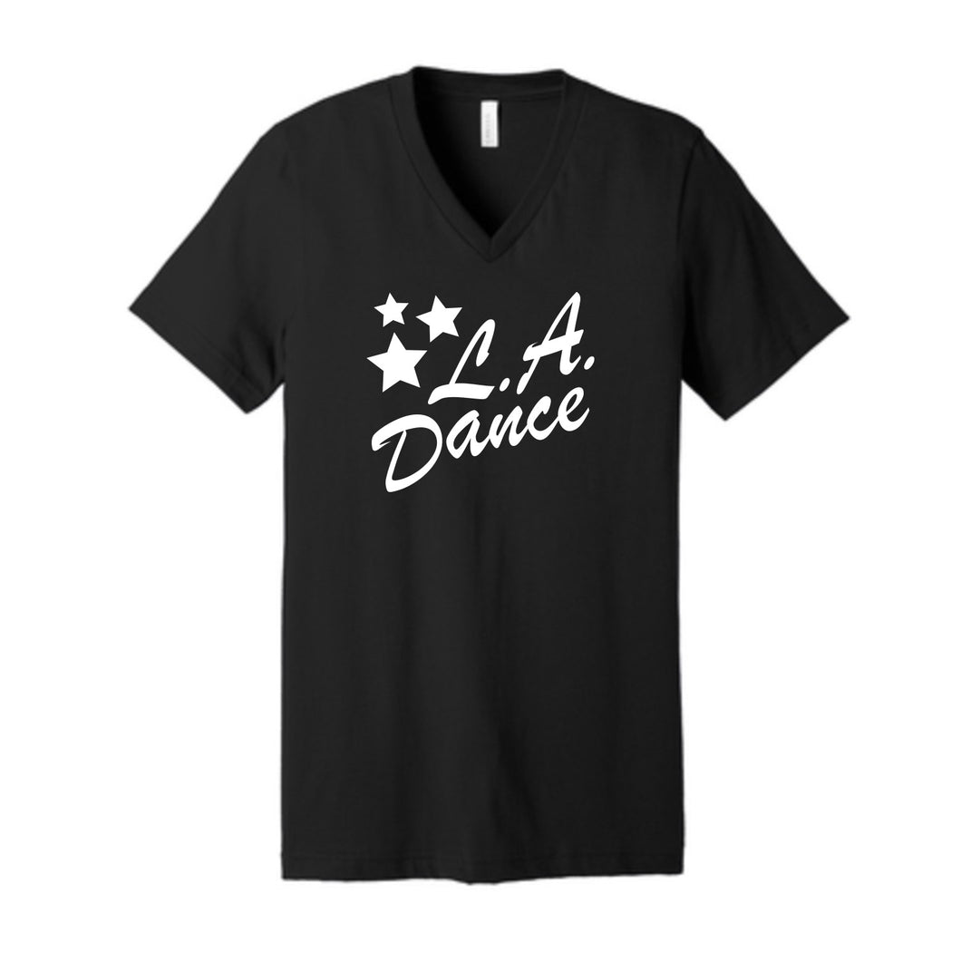 LA Dance Logo Unisex V Neck Tee