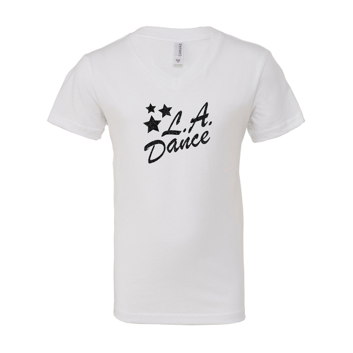 LA Dance unisex v neck tee