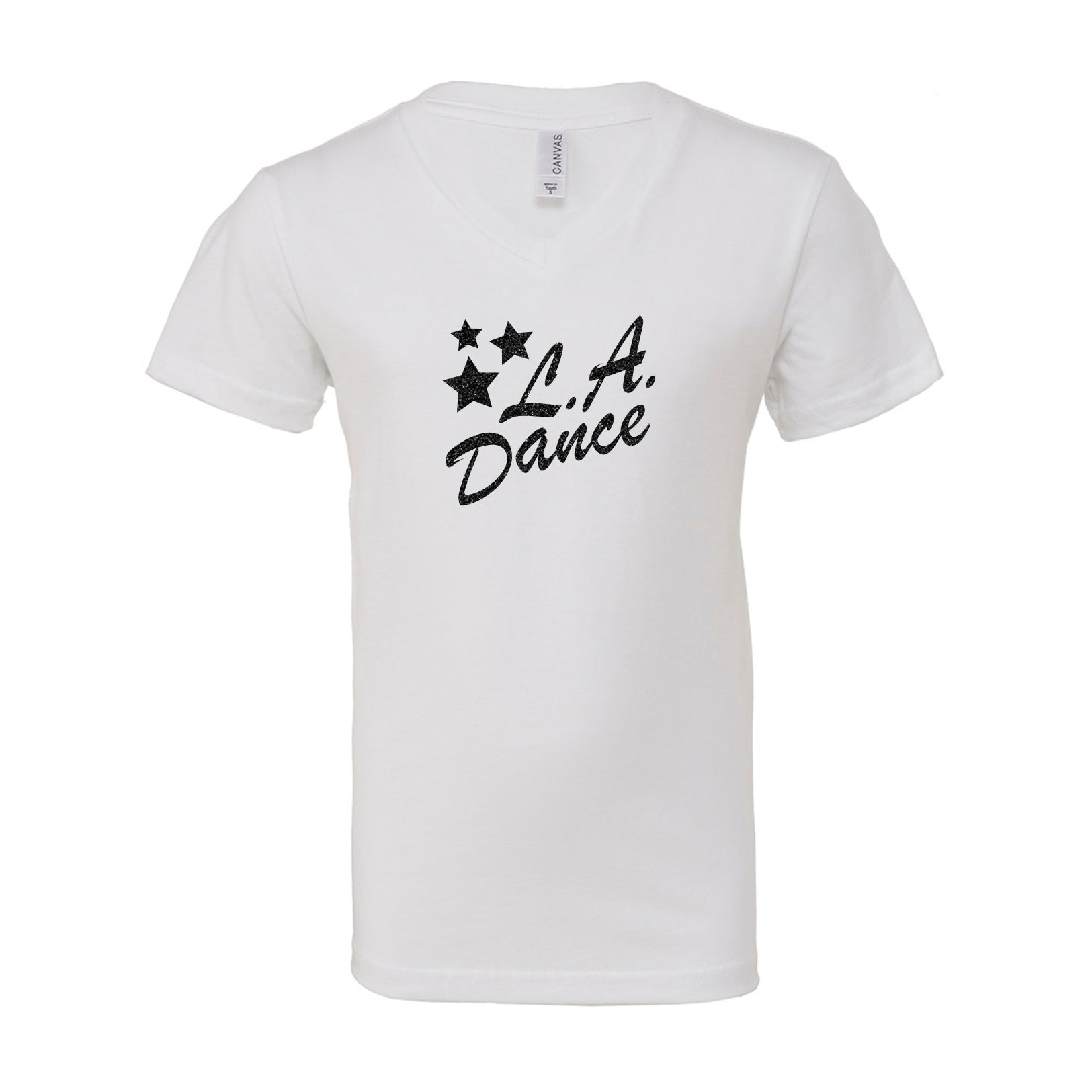 LA Dance unisex v neck tee