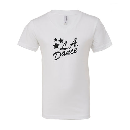 LA Dance unisex v neck tee