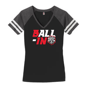 Lions Ball-IN Women's Game Day V-Neck