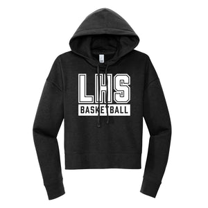 LHS Basketball Cropped Hoodie