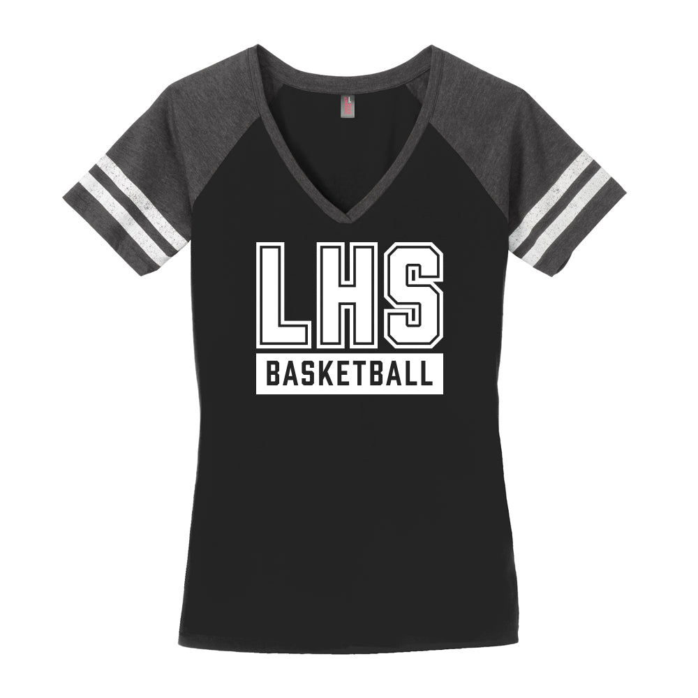 LHS Basketball Women's Game Day V-Neck