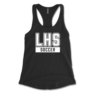 LHS Soccer Racerback Tank
