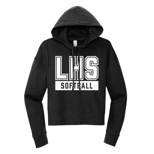 LHS Softball Cropped Hoodie