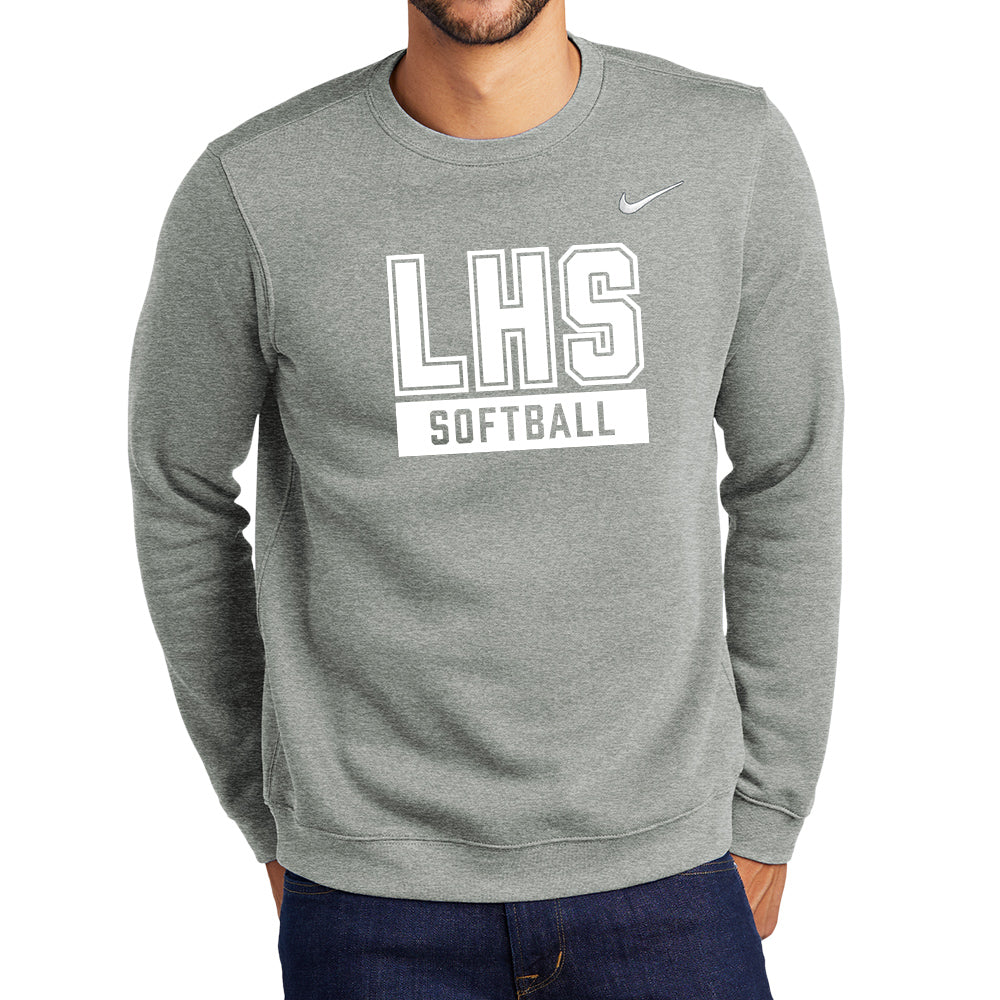 LHS Softball Nike Crewneck Sweatshirt