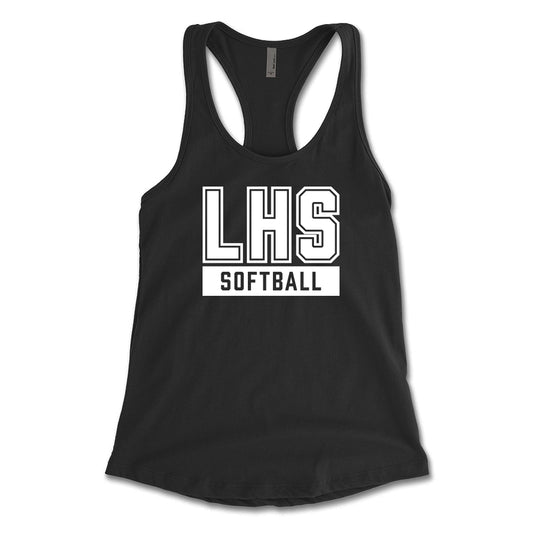 LHS Softball Racerback Tank