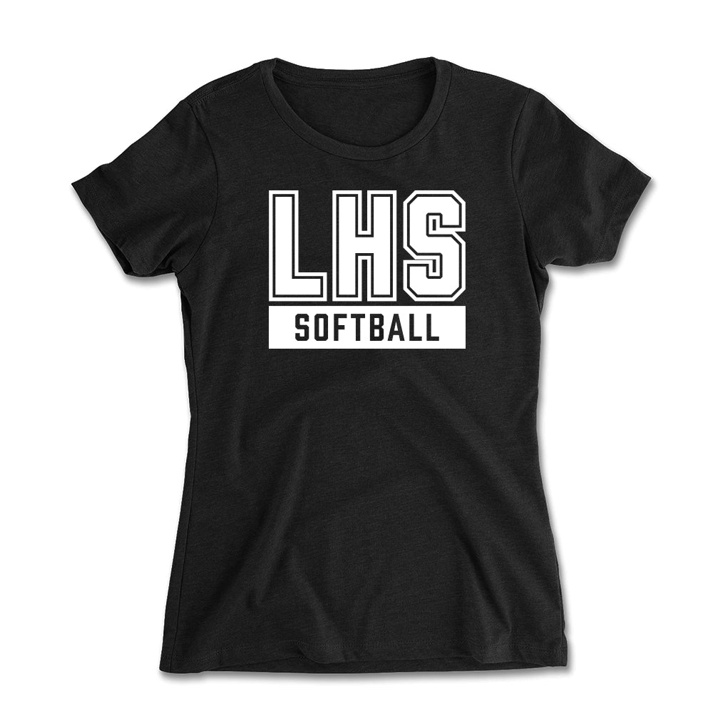 LHS Softball Women's Fitted Tee