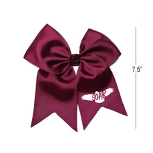 Load image into Gallery viewer, Solid Cheer Bow (4 different design options)