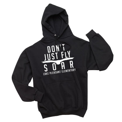 Black Adult Pullover Hooded Sweatshirt (7 different design options)