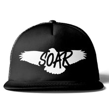 Load image into Gallery viewer, All Black Trucker Hat (6 different design options)