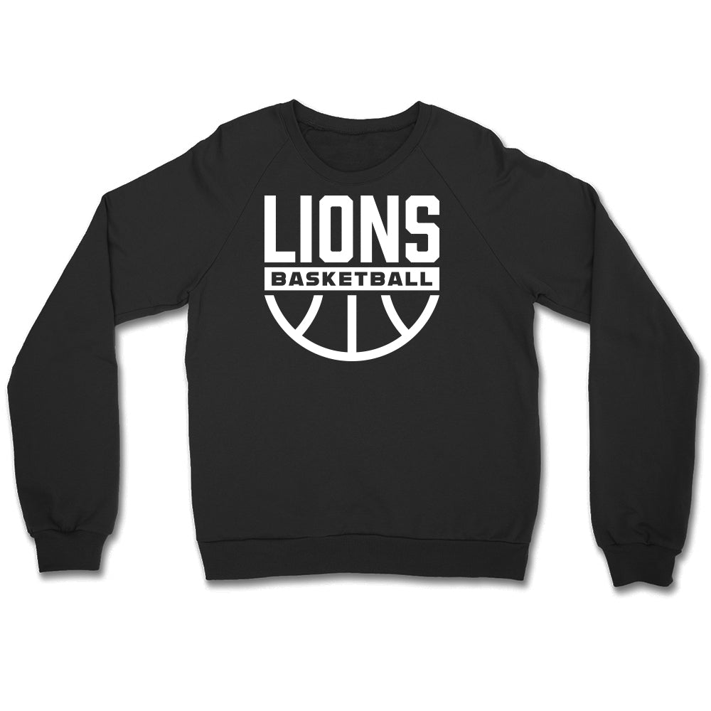 Lions Basketball Crewneck Sweatshirt