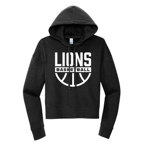 Lions Basketball Cropped Hoodie