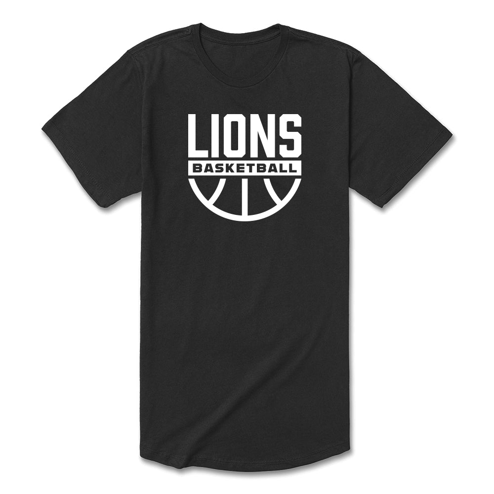 Lions Basketball Long Body Tee