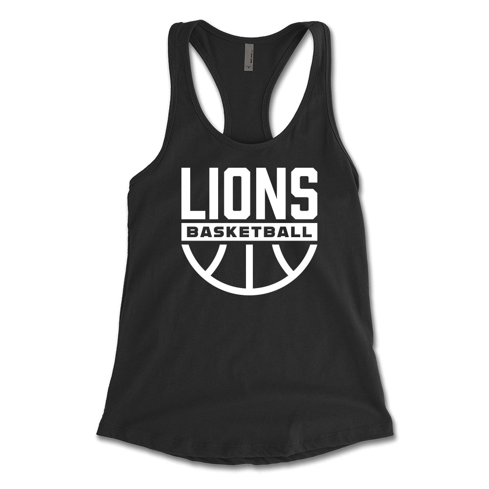 Lions Basketball Women's Racerback Tank