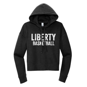 Liberty Basketball Rough Cropped Hoodie