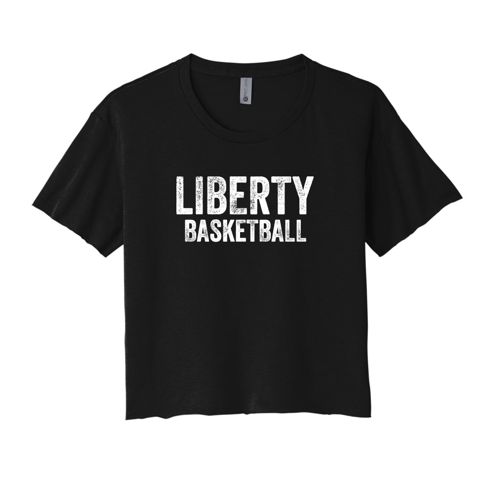 Liberty Basketball Rough Cropped Tee