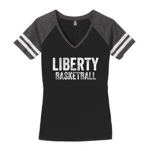 Liberty Basketball Rough Women's Game Day V-Neck