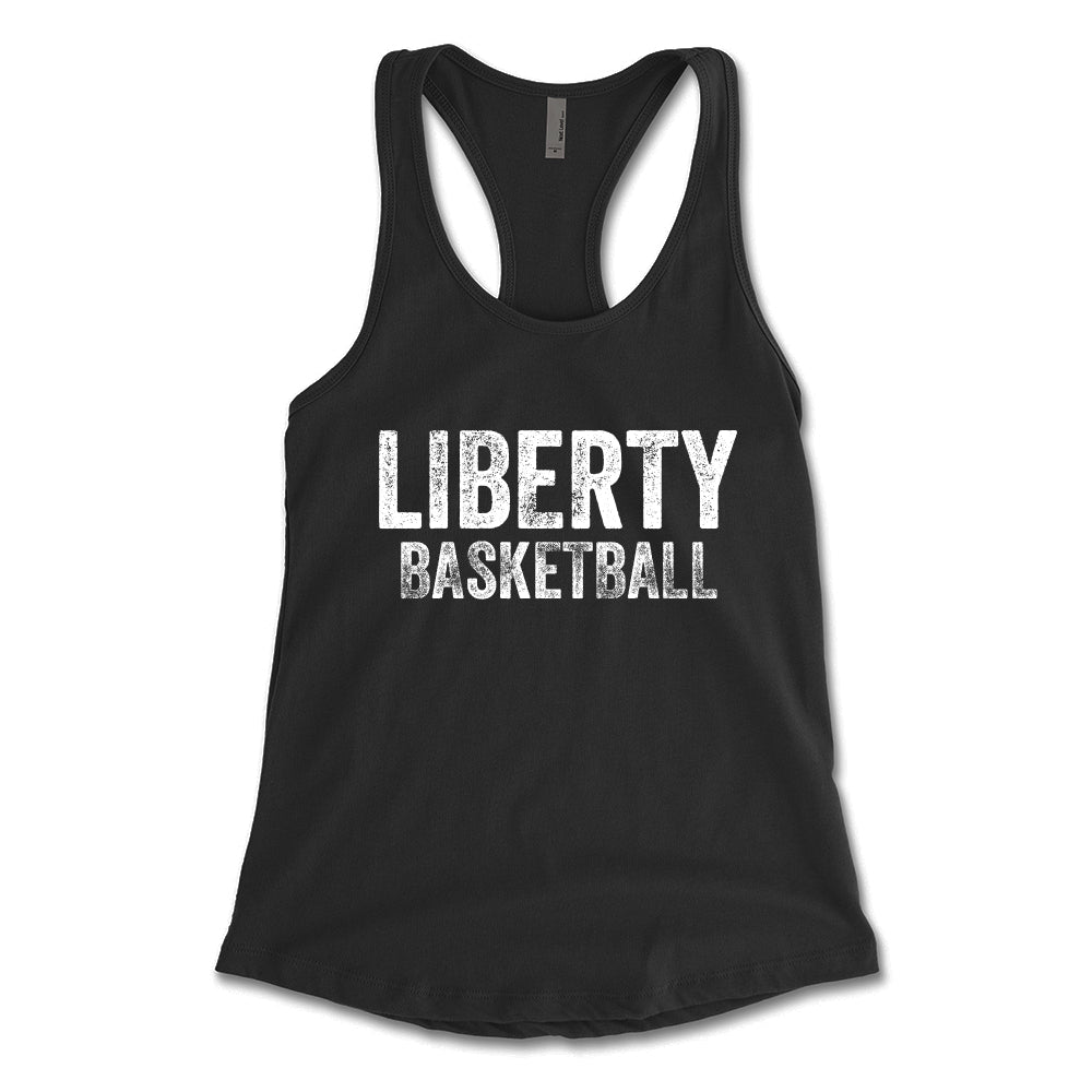 Liberty Basketball Rough Women's Racerback Tank