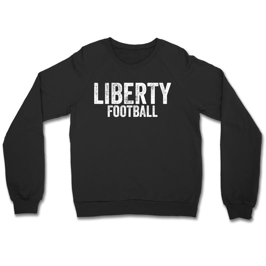 Liberty Football Distressed Unisex Crewneck Sweatshirt