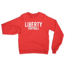 Load image into Gallery viewer, Liberty Football Distressed Unisex Crewneck Sweatshirt