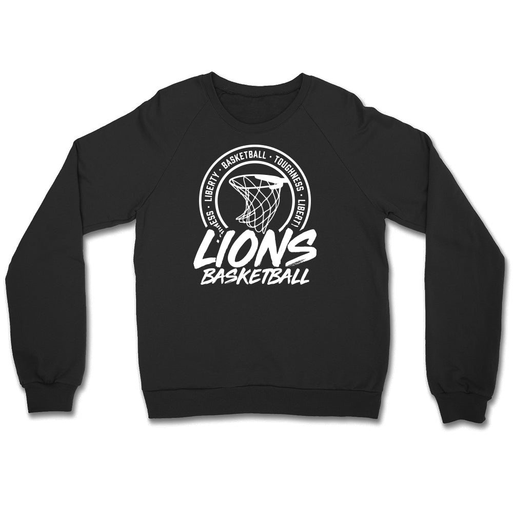 Lions Hoop Basketball Crewneck Sweatshirt