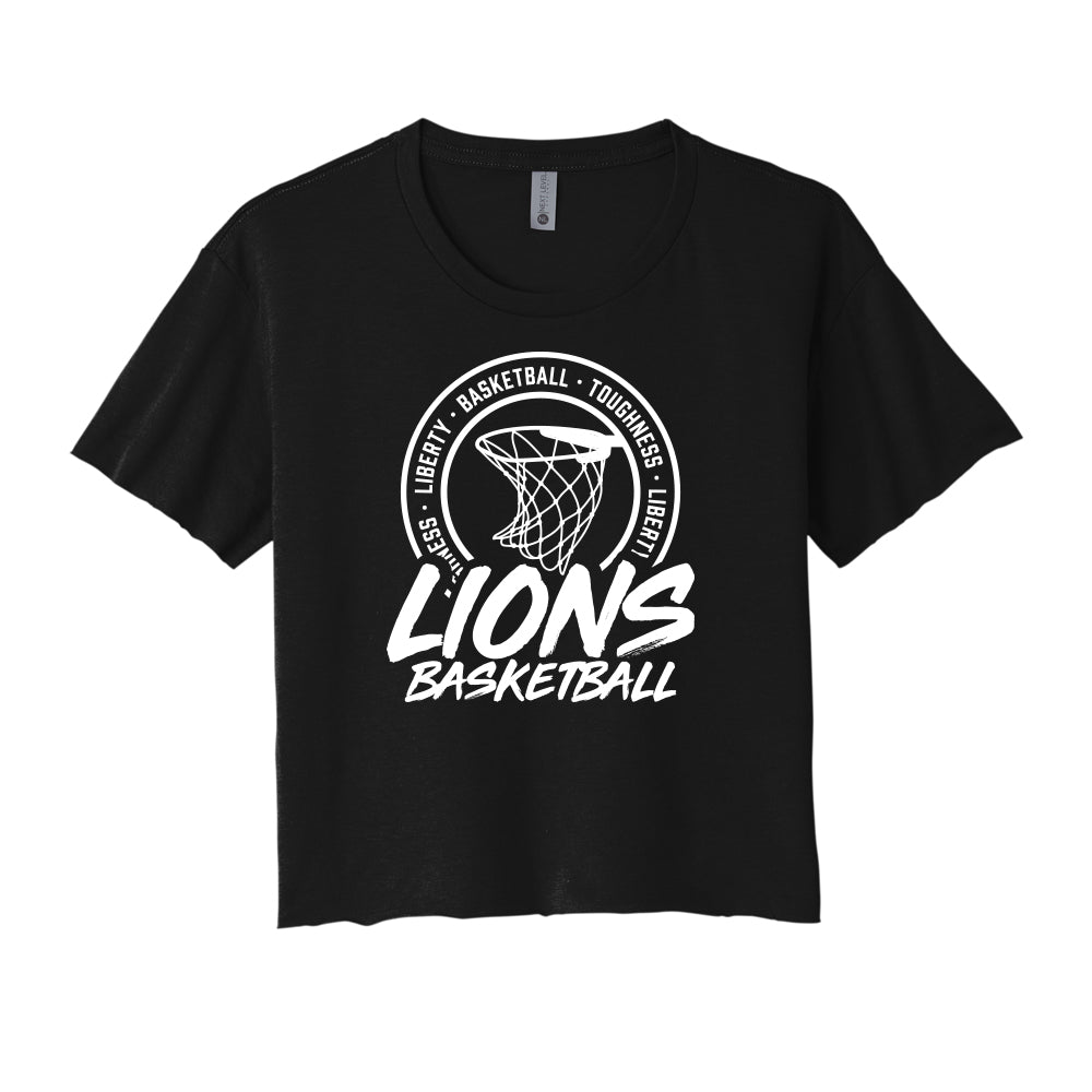 Lions Hoop Basketball Cropped Tee