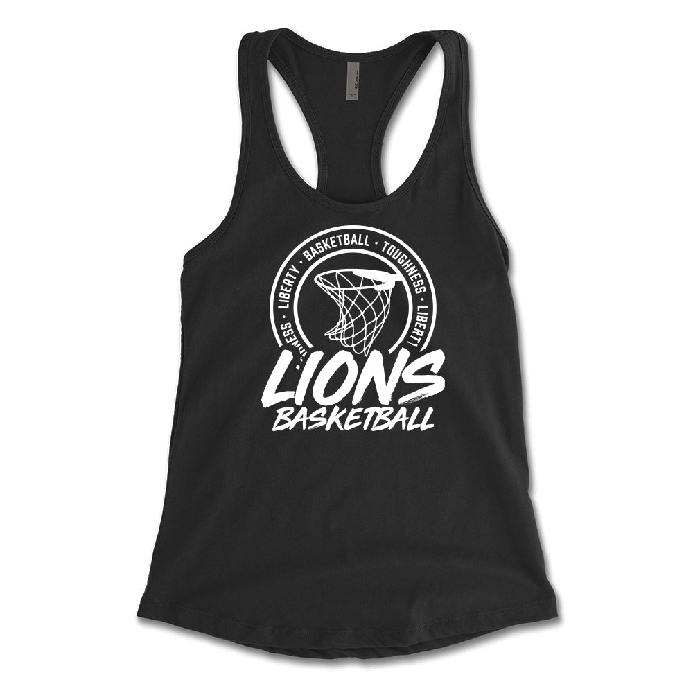 Lions Hoop Basketball Women's Racerback Tank
