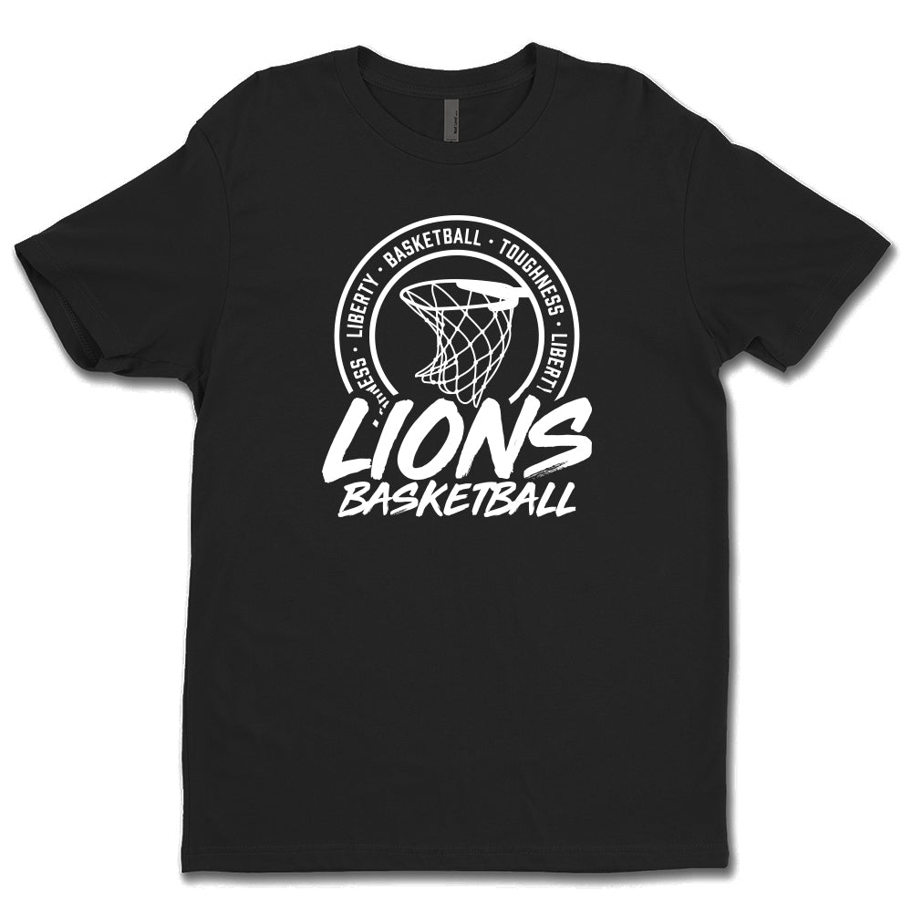 Lions Hoop Basketball Unisex Crewneck Tee