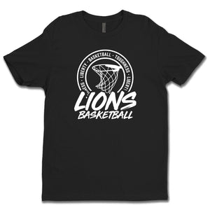 Lions Hoop Basketball Unisex Crewneck Tee