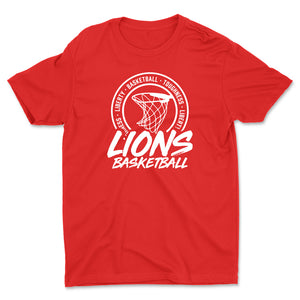 Lions Hoop Basketball Unisex Crewneck Tee