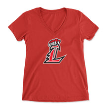 Load image into Gallery viewer, Lions L Women&#39;s V-Neck Tee